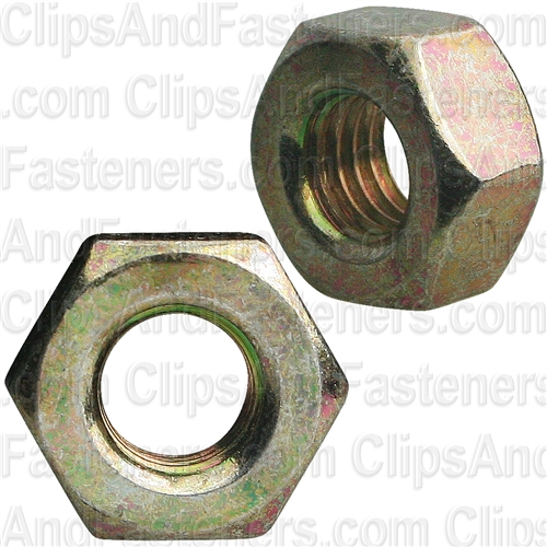 1/4-28 Gr. 8 Hex Nut Zinc High Alloy