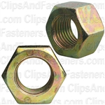 1/2"-20 Grade 8 Hex Nut  High Alloy Zinc & Yellow