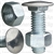 7/16"-14 X 1-3/8" Stainless Capped Bumper Bolts W/Nuts