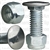 7/16"-14 X 1-3/8" Stainless Steel Capped Bumper Bolts W/Lock Nuts