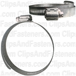 #72 Partial Stainless Steel Hose Clamp