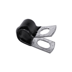 Closed Clamp 1/4" Small- Galvanized Vinyl Coated