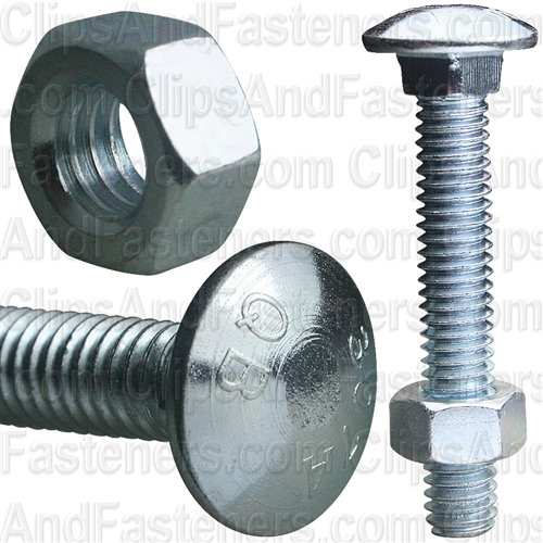 5/16 X 2 Carriage Bolt Zinc