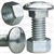 3/8 X 1 Carriage Bolt Zinc