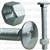 3/8 X 3 Carriage Bolt Zinc With Hex Nuts