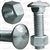 1/2 X 2 Carriage Bolt Zinc