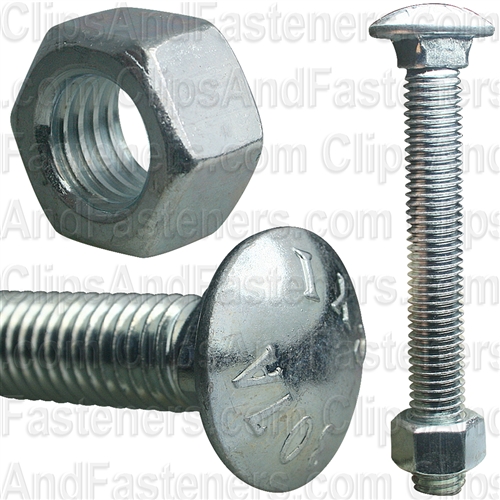 1/2 X 4 Carriage Bolt Zinc