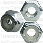 10-24 USS Nylon Insert Lock Nuts Grade 2 Zinc