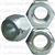 1/2"-13 USS Nylon Insert Lock Nuts Grade 2 Zinc