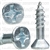 #12 X 1 Phillips Flat Hd Wood Screw Zinc