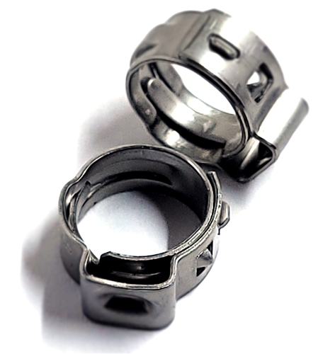 Crimp Type Hose Clamp 360 Degree Seal 8.7mm (11/32")