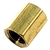 (5) 3/16" Heavy Wall Brass Line Union 3/8-24" Thread