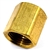 (5) 3/8" x 5/8" x 18 Inverted Flare Brass Union
