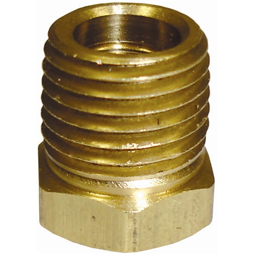 (2) 1/4" x 1/8" Pipe Thread Bushing Brass Fitting