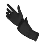 Large Grease Bully Chemical Resistant Black Nitrile Disposable Gloves