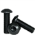 100 M2-0.40 x 5 mm (FT) Button Socket Cap Screw Coarse 12.9 ISO 7380 Thermal Black Oxide