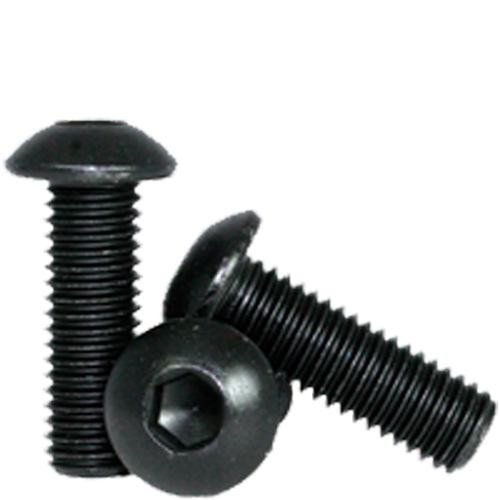 100 M2-0.40 x 10 mm (FT) Button Socket Cap Screw Coarse 12.9 ISO 7380 Thermal Black Oxide