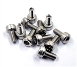 100 M3-0.50 x 6 MM (FT) Socket Head Cap Screws Stainless A2 (18-8)