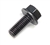 M8-1.25 x 20mm (FT) Hex Head Flange Bolt, Non Serrated, DIN 6921, Plain Class 8.8