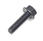 M8-1.25 x 30mm (FT) Hex Head Flange Bolt, Non Serrated, DIN 6921, Plain Class 8.8