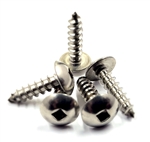 #10-12 x 3/4" (FT) Self-Tapping Screws Square Truss Head, Type A Stainless A2 (18-8)