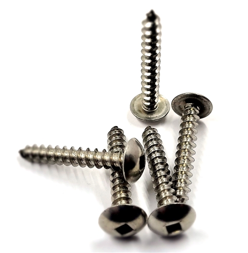 #10-12 x 1 1/4" (FT) Self-Tapping Screws Square Truss Head, Type A Stainless A2 (18-8)