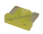 Low Profile ATM Mini Fuses - 20 Amps Yellow