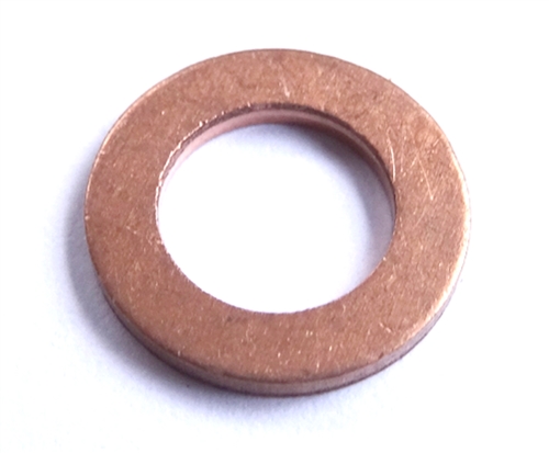 Copper Washer 8mm I.D. 14mm O.D. 1.5mm Thick