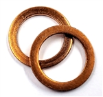 Copper Drain Plug Gaskets 12mm X 17mm X 1.5mm