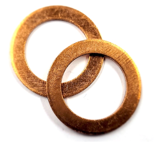 Copper Drain Plug Gaskets 16mm X 24mm X 1.5mm