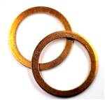 Copper Drain Plug Gaskets 18mm X 24mm X 1.5mm