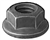 CLEARANCE M8-1.25 Hex Flange Nut 17mm O.D.