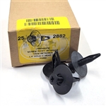CLEARANCE Screw Rivet / Interior Trim Retainer 1/4" Hole 1" Head OD Ford
