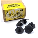 CLEARANCE Plastic Retainer Front Bumper, Fender Trim Panel 6.5mm Hole 18.5mm Head