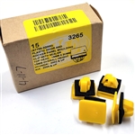 CLEARANCE Plastic Door & Rocker Panel Moulding Clip w/ Sealer 16mm x 20mm, 15mm Overall Height