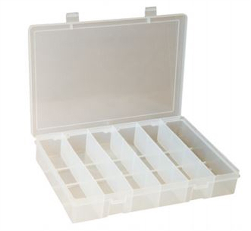 6 Compartment Large Plastic Box