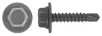 4.2 -1.41 X 20mm Black Finish Tek Screws 12mm Washer