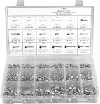 425 Pc Phillip Pan & Hex Head Tek Screw Assortment