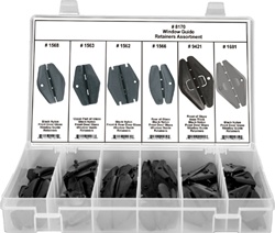 42 Pc. Window Guide Retainer Assortment