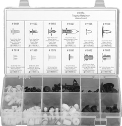 146 Pc. Toyota Retainer Assortment