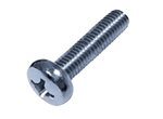 25 M 5-0.8 x 5 Small Head Philips Pan Machine Screw, Steel Zinc. JIS B 1111