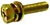M5 - 0.8 x 16mm  Phillips Hex Head SEMS Screw, Class 8.8