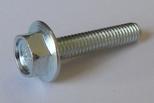 M4 - 0.7 x 20mm JIS Hex Head Flange Bolt - Small Head, Class 10.9 Zinc. JIS B 1189