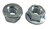 25 M10 - 1.5 Hexagon Flange Nut - Non-Serrated Class 10 Zinc. DIN 6923 / ISO 4161