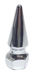 M8 - 1.25 Steel Spike Nut Chrome Plated