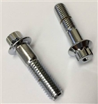 M 8 - 1.25 x 32mm 12 Point Flange Screw, Class 10.9 Chrome. ANSI 4135/4140