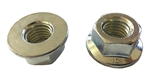 M14 - 2.0 Hexagon Flange Nut - Non-Serrated Class 10 Zinc. DIN 6923 / ISO 4161