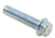 M 6 - 1.0 x 25mm Hex Flange Bolt - Small Head Class 10.9 Zinc