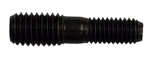 M10 - 1.50/M 8 - 1.25 x 38mm Double End Stud, Step Steel Plain.