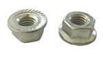 M 8 - 1.25 Top Lock Hex Flange Nut, Class 8 with Serrations, Zinc